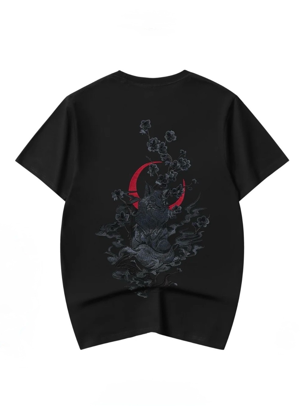 Niepce Moon Fox Embroidered Tee (ET524)